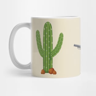 Cactus Humor Funny Cactus Pun Hands Up Mug